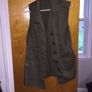 Army green vest